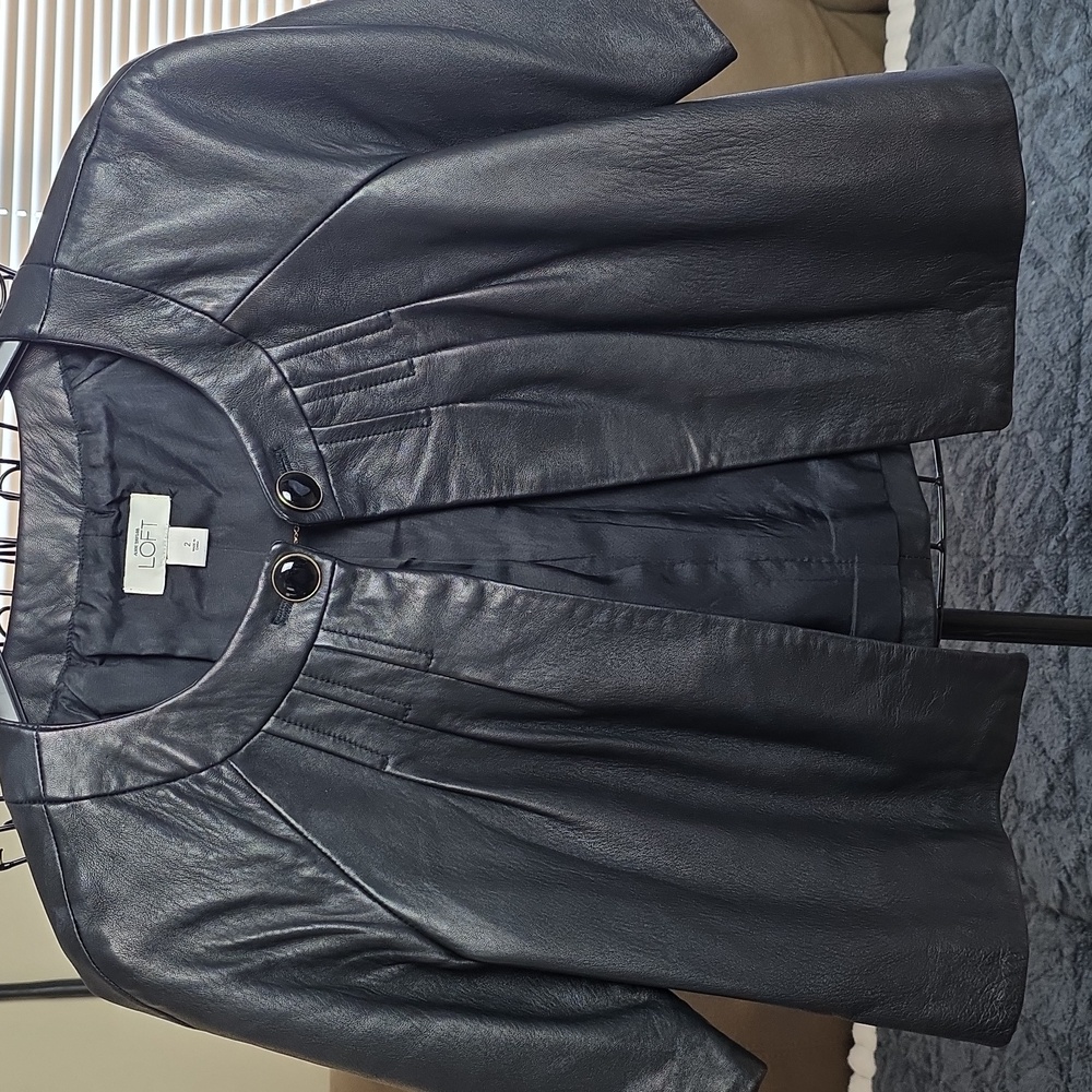 Ann Taylor LOFT Black Jacket Womens Size 2 (Elena #10)